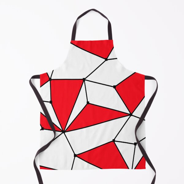 Item preview, Abstract geometric pattern - red, black and white. designed and sold by K.S ART.