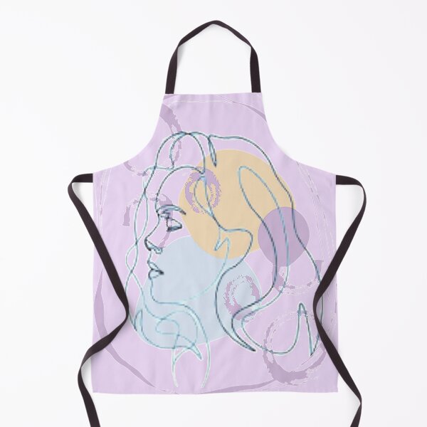 Item preview,  Minimalist Linear Abstract Feminine Face, nr 5,graphic psychedelic abstract art, trippy graphic psychedelic arte abstracto designed and sold by Adri Barnard.