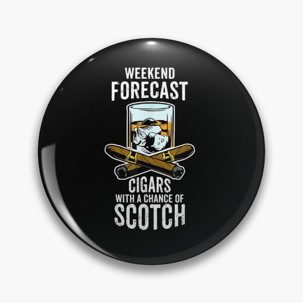Item preview, Mens Weekend Forecast Cigars With A Chance Of Scotch  designed and sold by laurader.