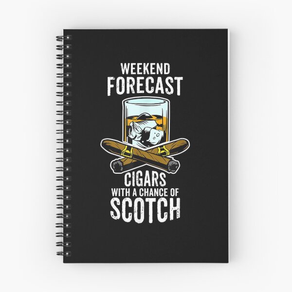 Item preview, Mens Weekend Forecast Cigars With A Chance Of Scotch  designed and sold by laurader.