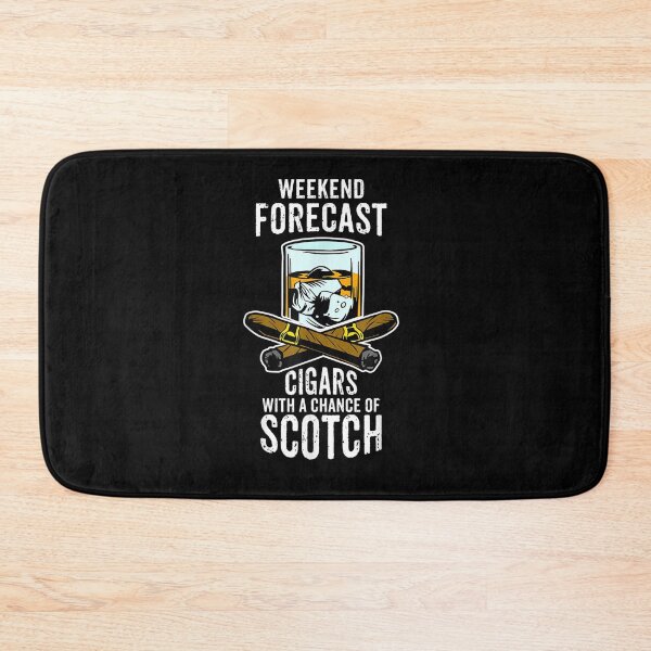 Item preview, Mens Weekend Forecast Cigars With A Chance Of Scotch  designed and sold by laurader.