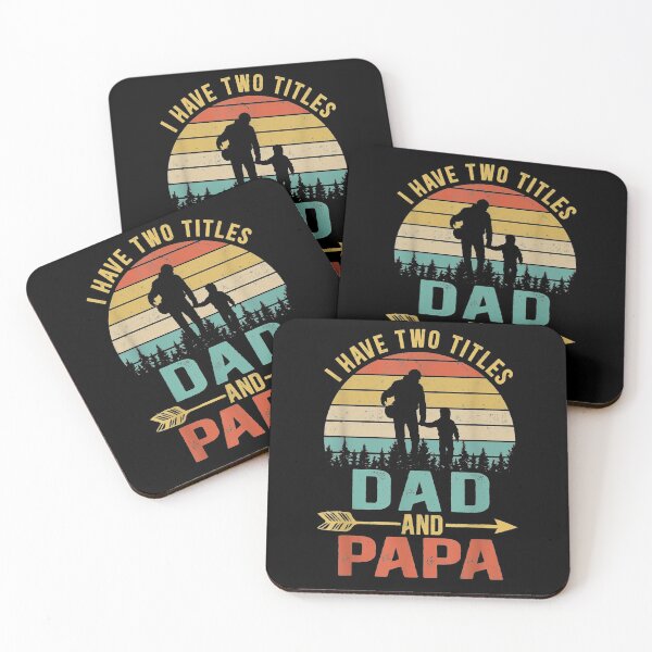 Item preview, Mens I Have Two Titles Dad And Papa Funny Fathers Day  designed and sold by jerrie9.