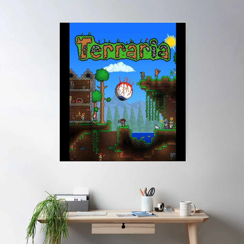 Birthday Gift Terraria Game Christmas birthday-gift-terraria-game-christmas-poster-for-sale-by-morenowhitney-redbubble