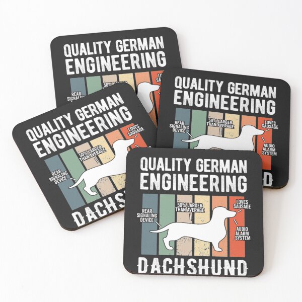 Item preview, Quality German Engineering Dachshund Weiner Dog Shirt  designed and sold by StarcyWol.