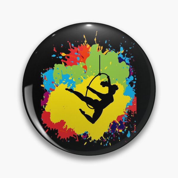 Item preview, Aerial Hoop Lyra Circus Acrobatics Watercolour designed and sold by CuteDesigns1.