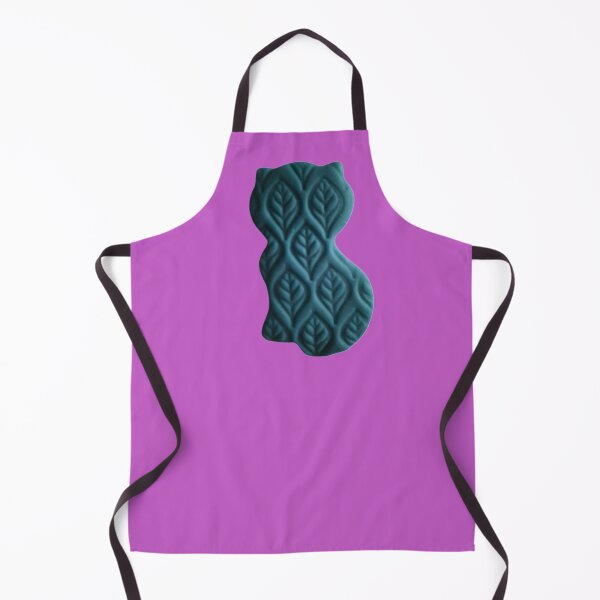 Item preview, Terra Catta Forest Cat ~ Teal/Orchid designed and sold by CatsMeowDesigns.