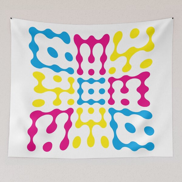 Item preview, Warped CMY Metaball Typography designed and sold by John Uttley.