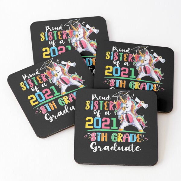 Item preview, Orgullosa hermana de un octavo graduado de último año de 2021 designed and sold by laurader.