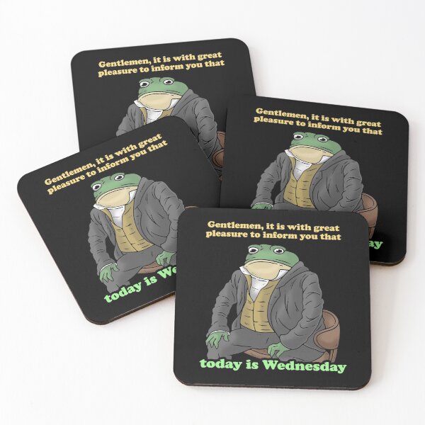 Item preview, Gentlemen It Is With Great Pleasure To Inform You Today Is Wednesday designed and sold by Yipptee Shirts.