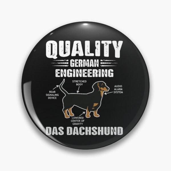 Item preview, Quality German Engineering Classic Funny Dachshund Shirt  designed and sold by StarcyWol.