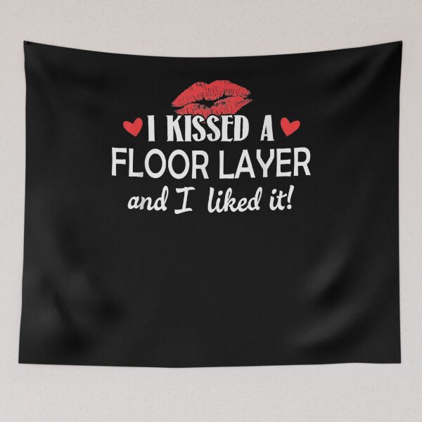 Item preview, I Kissed A Floor Layer Design Married Dating Anniversary Gi  designed and sold by laurader.