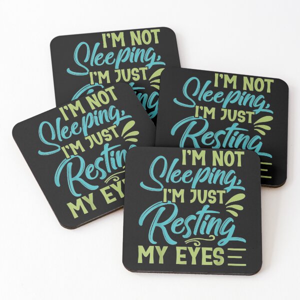 Item preview, I'm Not Sleeping I'm Just Resting My Eyes Funny Gift  designed and sold by jerrie9.