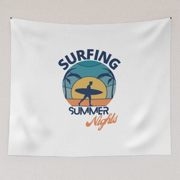 Item preview, surfing summer nights designed and sold by ibrastore.