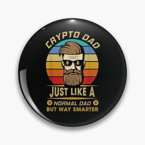 Item preview, Crypto Dad Men Cryptocurrency Father Btc Hodler Vintage  designed and sold by jerrie9.