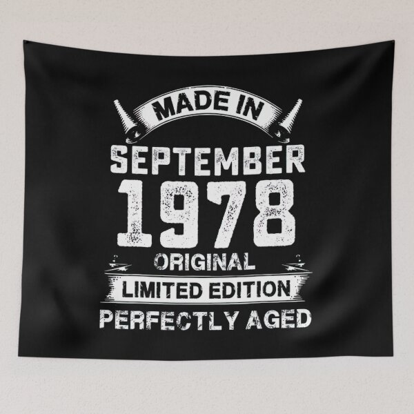 Item preview, Made In September 1978 43th Birthday For 43 Years Old designed and sold by BegayStore.