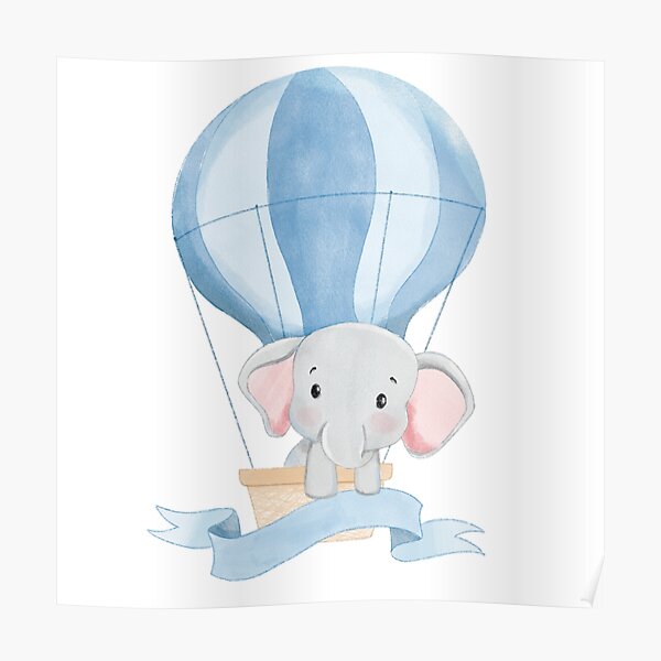 “Little cute elephant” Poster for Sale by imgrs | Redbubble