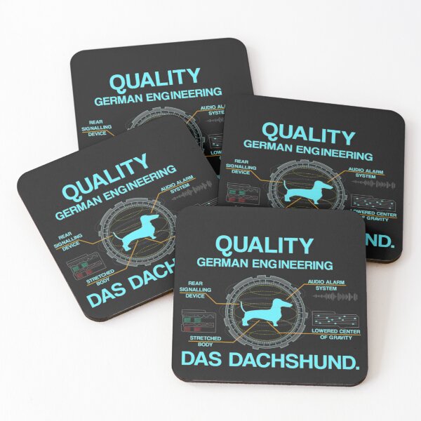 Item preview, Funny Dachshund Quality German Engineering Shirt  designed and sold by StarcyWol.