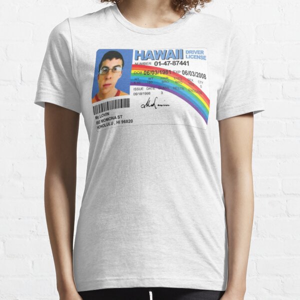 Identificación de McLovin Superbad Camiseta esencial
