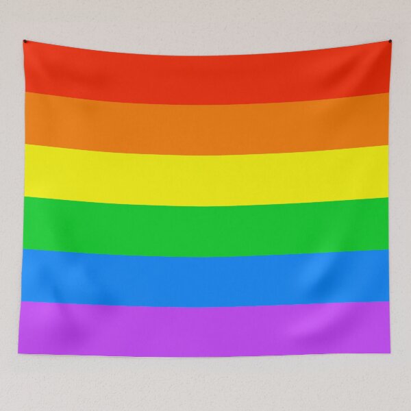 Item preview, Simple Gay Pride Flag designed and sold by JuliaDream.