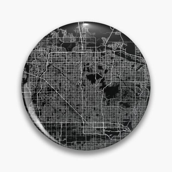 Artikelvorschau, Phoenix Stadtplan von Arizona, USA - Vollmond entworfen und verkauft von deMAP.