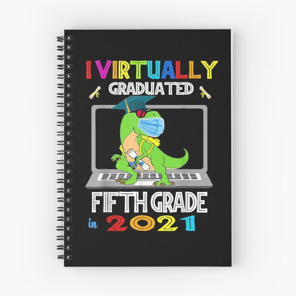Item preview, I Virtually Graduated 5th Grade Graduation Virtual T Rex  designed and sold by jerrie9.