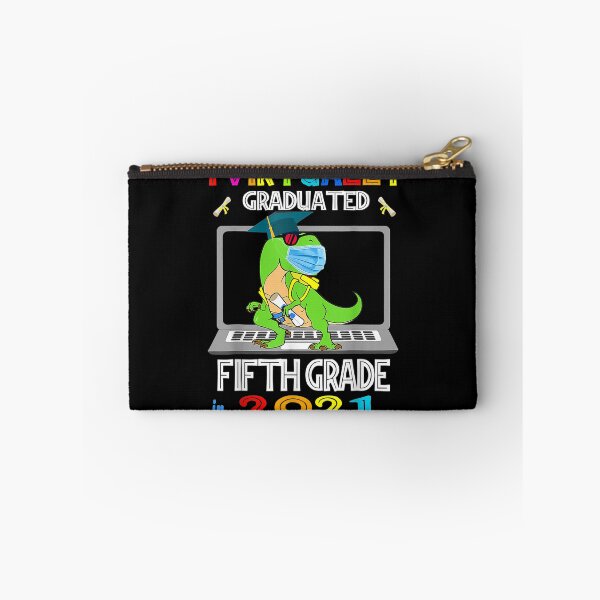 Item preview, I Virtually Graduated 5th Grade Graduation Virtual T Rex  designed and sold by jerrie9.