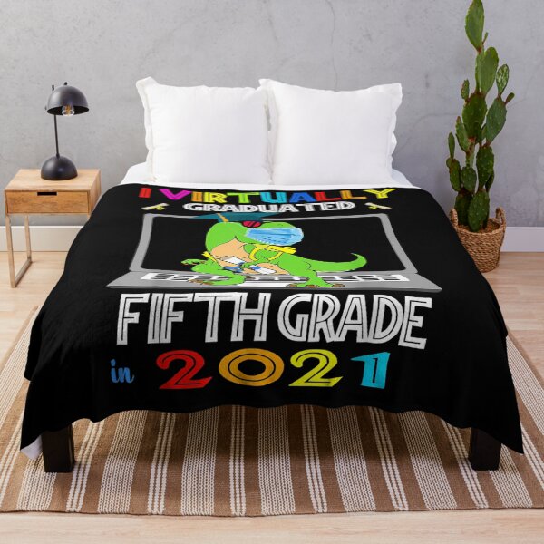 Item preview, I Virtually Graduated 5th Grade Graduation Virtual T Rex  designed and sold by jerrie9.
