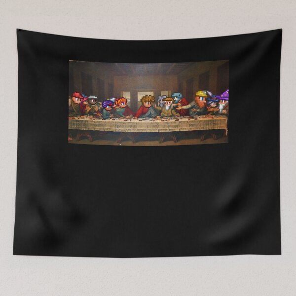 Item preview, My Favorite People Terraria Game The Last NPC Supper Halloween designed and sold by MorenoWhitney.