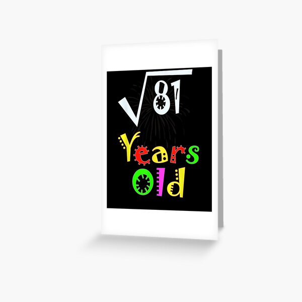 Cartes De Vœux Sur Le Theme Anniversaire De 9 Ans Redbubble