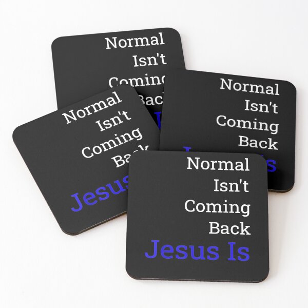 Item preview, Normal Isn't Coming Back Jesus Is  designed and sold by laurader.