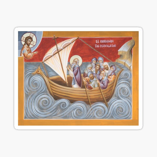 St Brendan the Navigator Sticker
