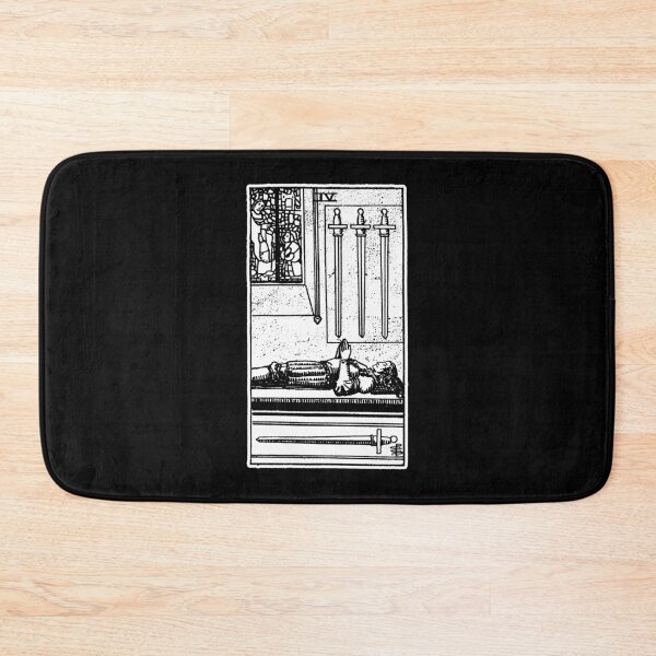 Item preview, Four of Swords - IV of Sowrds - Tarot Card - Major Arcana - fortune telling - occult designed and sold by createdezign.