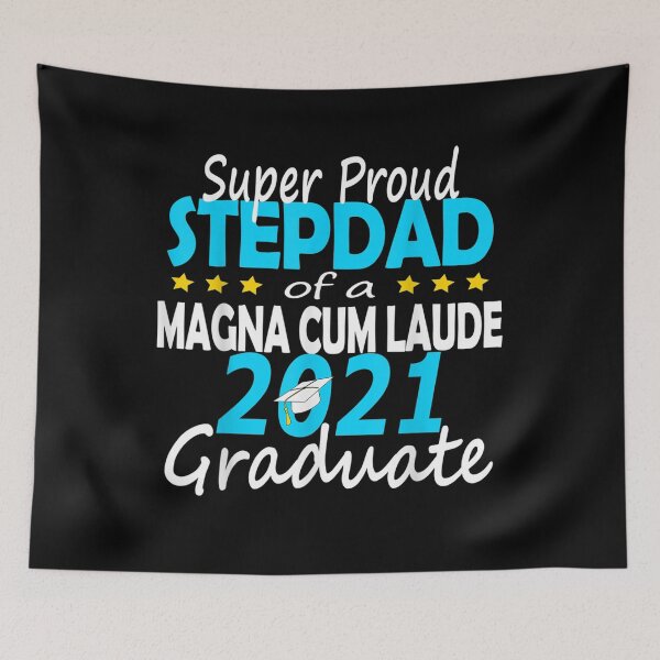 Item preview, Proud Stepdad Of Class Of 2021 Magna Cum Laude Grad Family  designed and sold by jerrie9.