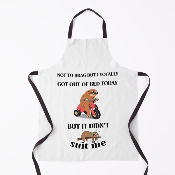 Item preview, not to brag but i totally got out of bed today funny sloth riding tricycle designed and sold by cathelkav.