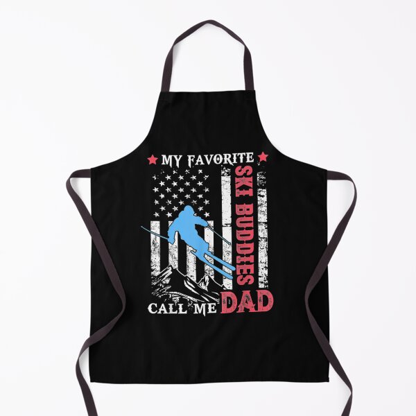 Item preview, Mens My Favorite Ski Buddies Call Me Dad Usa Flag Father's Day designed and sold by laurader.