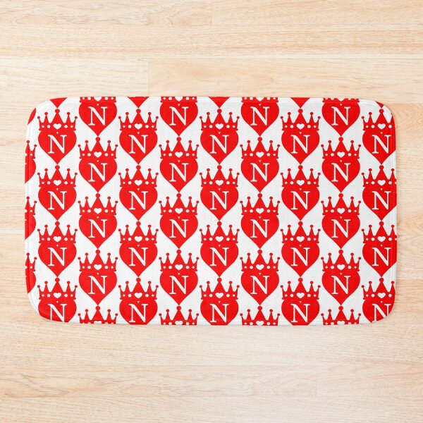 Item preview, crowned red heart with letter N designed and sold by ronaldsonou.
