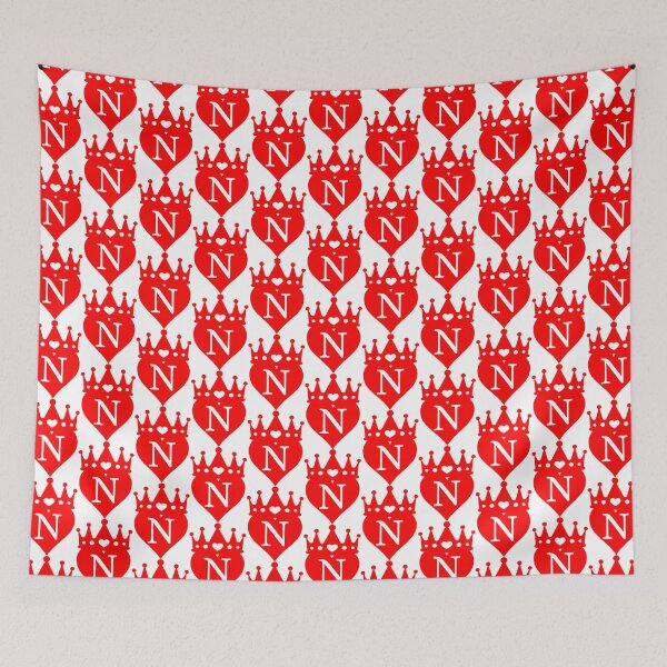 Item preview, crowned red heart with letter N designed and sold by ronaldsonou.