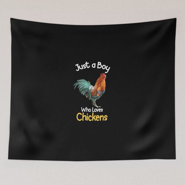 Item preview, Chicken Boy Just a Boy Who Loves Chickens designed and sold by hakimayedder33.