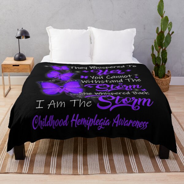 Item preview, I Am The Storm Childhood Hemiplegia Awareness designed and sold by laurader.