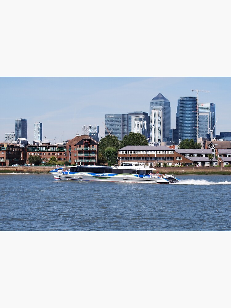 Thames Clippers at Thames Greenwich London by santoshputhran