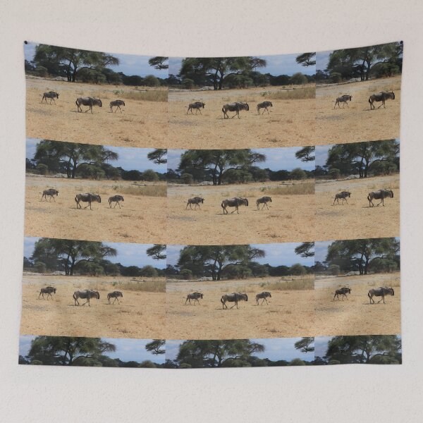 Item preview, Wildebeest, Tanzania  designed and sold by miaastewart.