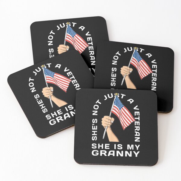 Item preview, He's Not Just A Veteran He's My Granny Veterans Day  designed and sold by laurader.