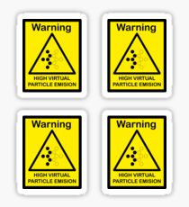 SCP Warning - Virtual Particle Sticker