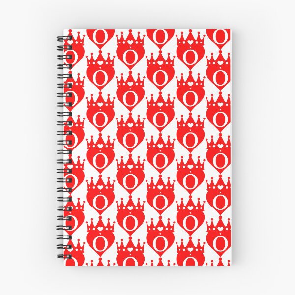 Item preview, crowned red heart with letter O designed and sold by ronaldsonou.