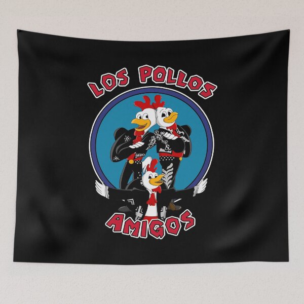 Item preview, Los Pollos Amigos Hermanos breaking bad chicken Halloween Christmas designed and sold by PollosHermanosD.