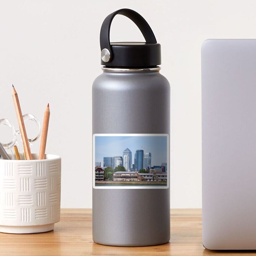 Canary Wharf Skyline - view from Greenwich Sticker