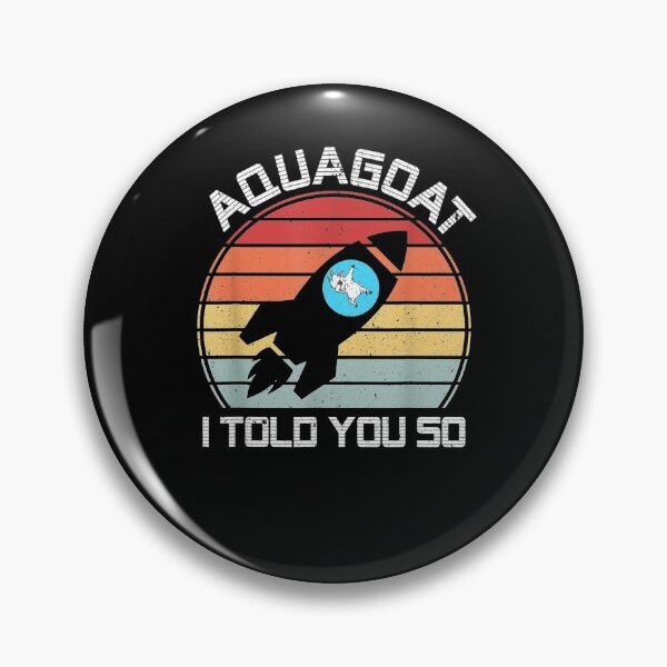Item preview, Vintage Aquagoat Crypto I Told You So Hodler To The Moon  designed and sold by jerrie9.