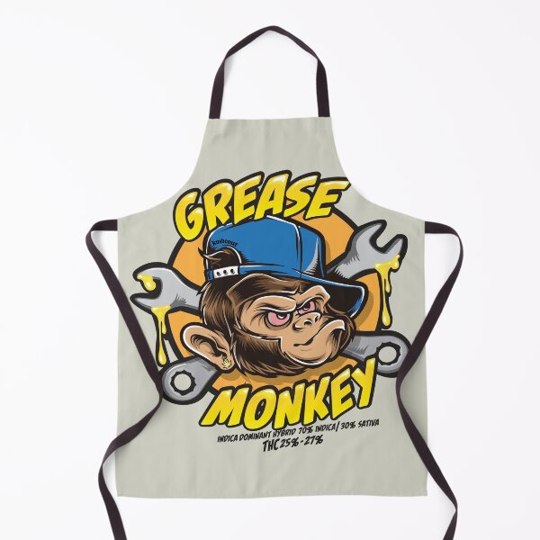 Item preview, Grease Monkey Cannabis Strain Art designed and sold by kushcoast.