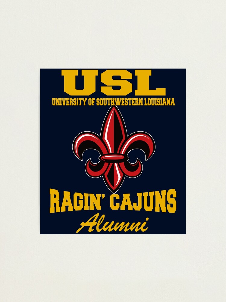 Louisiana Ragin' Cajuns Team Logo Two-Section Key Ring - Silver