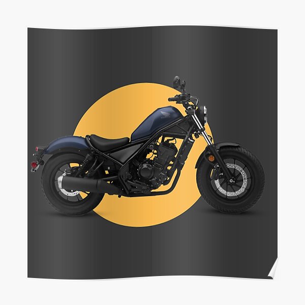 Motorcycle Vintage Honda Wall Art Redbubble